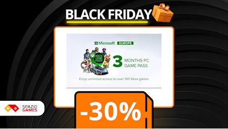 Non perdere l'occasione: Xbox Game Pass per PC con uno SCONTO del 30% per il Black Friday!