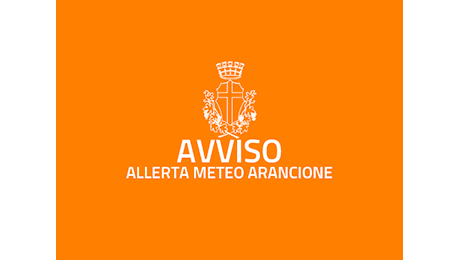 Allerta ARANCIONE nella zona I dalle ore 16 di oggi 12/11/24 alle 24 del 13/11/24