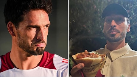 Trapizzini, passeggiate e caffè. La smorfia di Mats Hummels su Instagram: Presto anche le foto in campo, credo