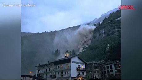 Maltempo in Piemonte: a Noasca 149 mm di pioggia, virali immagini della cascata