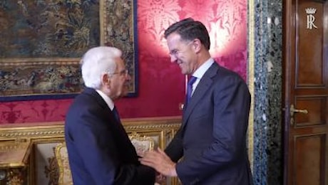 Nato, Mattarella incontra Rutte al Quirinale