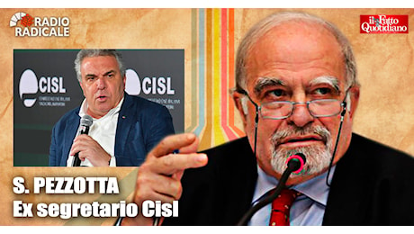 Sciopero, l’ex segretario Cisl Pezzotta contro Sbarra: “Errore non unirsi a Cgil e a Uil, mai nella storia abbiamo sostenuto governi di destra”