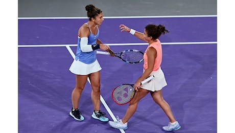 Tennis, Sara Errani e Jasmine Paolini sconfitte alla Wta Finals