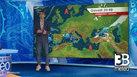 Previsioni meteo video di giovedì 12 dicembre sull'Italia