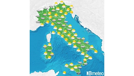 Avvio di settimana tra locali piogge, sole e nebbie. Clima mite