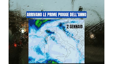 METEO DI INIZIO ANNO: ARRIVA LA PRIMA PERTURBAZIONE DEL 2025