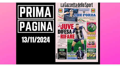 Prima pagina Gazzetta dello Sport: “Milan, in lista Frendrup e Belahyane”