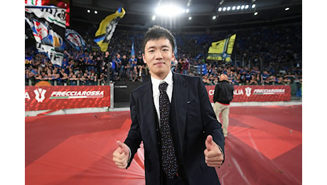 FOTO – Zhang scalda Inter-Juventus: «Forza ragazzi, oggi più che mai»