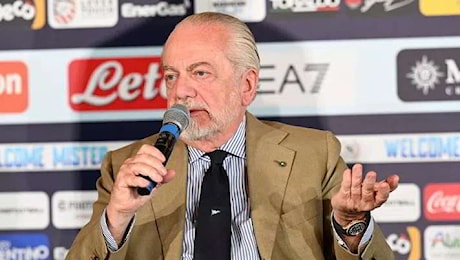 De Laurentiis ai tifosi: “Ricostruire richiede tempo, l’Europa è il nostro obiettivo”