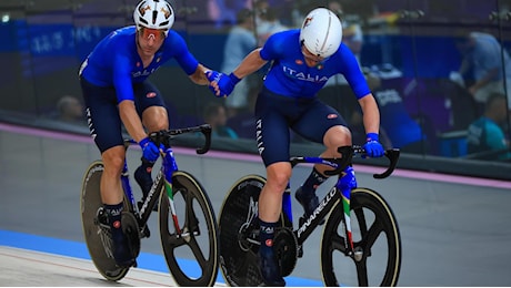 Mondiali pista ciclismo: Viviani-Consonni settimi nella Madison