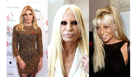 Donatella Versace, il nuovo look che stupisce tutti: la stilista ieri e oggi