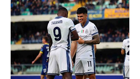 Hellas-Inter, Correa ringrazia i compagni: Thuram lo sostiene