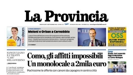 La Provincia di Como titola: Minacce a Cutrone, l'affetto dei tifosi: forza Patrick