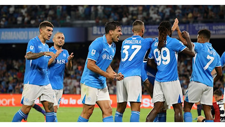 FOTO Simeone e Di Lorenzo alla prima della miniserie “Piedone, uno sbirro a Napoli”