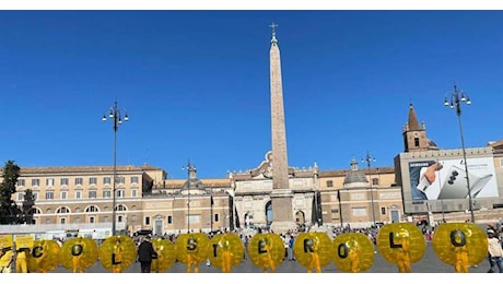 Un flash mob per sensibilizzare sui rischi del colesterolo