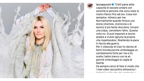 Laura Pausini cambia look e annuncia il nuovo brano Ciao/Chao