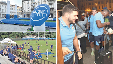 Arriva il grande rugby a Udine: tra abbracci all’Italia e selfie con i Pumas