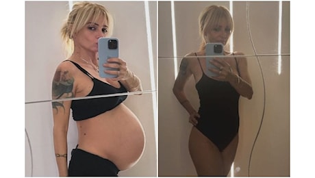 Veronica Peparini pubblica le foto prima e dopo la gravidanza: Non è facile sentirsi bene con il proprio corpo