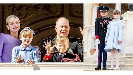 Jacques e Gabriella di Monaco, lo show dei figli di Charlene Wittstock e Alberto di Monaco alla festa del Principato