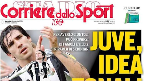 Corriere dello Sport: Juve, pazza idea Tonali