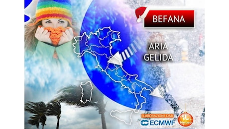 Meteo Befana: colata d'aria Fredda dal Polo Nord e Italia nel Freezer, cosa accadrà