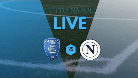 Empoli-Napoli 0-0: comincia la ripresa, nessun cambio nell'intervallo