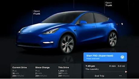 Tesla rilascia FSD V13.2 con l'automazione completa del parcheggio e le svolte a tre punti per i veicoli HW4