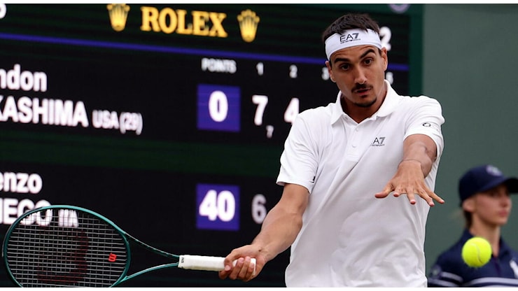 Sonego agli ottavi a Wimbledon (sfiderà Shelton): il terzo italiano dopo Sinner e Cobolli, battuto Nakashima dopo 5 ore - Il Messaggero Sonego agli ottavi a Wimbledon (sfiderà Shelton): il terzo italiano dopo Sinner e Cobolli, battuto Nakashima dopo 5 ore - Il Messaggero