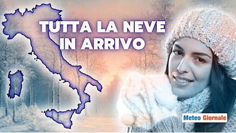 Meteo: aria polare in arrivo, cadrà tanta NEVE! Le zone colpite