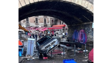 PIOGGIA & FOTO - L'alluvione di oggi a Catania