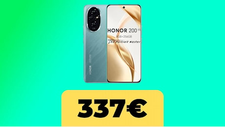 HONOR 200, lo smartphone è al minimo storico su Amazon Italia