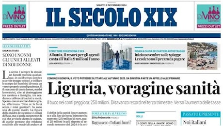 Il Secolo XIX in prima pagina: Criscito e Manera: punti di vista su Mario Balotelli