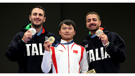 Federico Nilo Maldini e Paolo Monna vincono argento e bronzo nel tiro alle Olimpiadi di Parigi 2024 · Risultati Italia