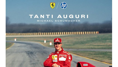 F1, la Ferrari fa gli auguri a Schumacher per il compleanno