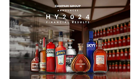 Campari Group primo semestre 2024: crescita organica +3,8% e vendite a 1.523,4 milioni €