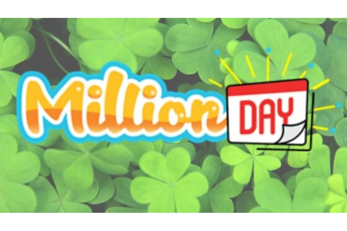 Million Day, l’estrazione delle 20:30 di venerdì 18 aprile