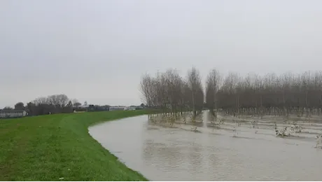 Maltempo, è allerta per il Po nella Bassa