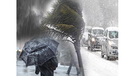 Meteo: Prossime Ore, in arrivo Pioggia e Neve, le regioni a rischio entro sera