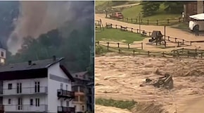 Maltempo, in Piemonte decine di evacuati. Valle d'Aosta, frane e esondazioni: Cogne isolata. Nubifragio nel Canton Ticino, 2 morti e un disperso