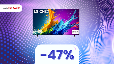 Rinnova il tuo home theater con questa smart TV LG da 86, oggi in SUPER SCONTO! -47%