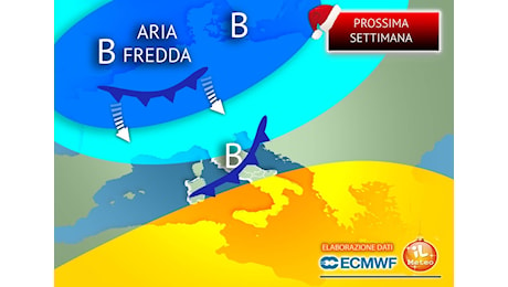 Meteo: Prossima Settimana, prima il Maltempo poi anche il Freddo, le Previsioni