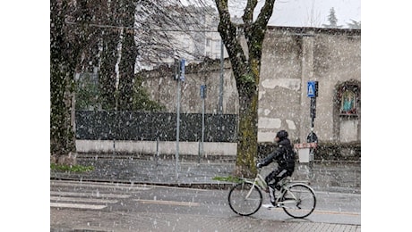 Saronno, neve attesa per le 19 ma, se arriverà, sarà solo una spolverata