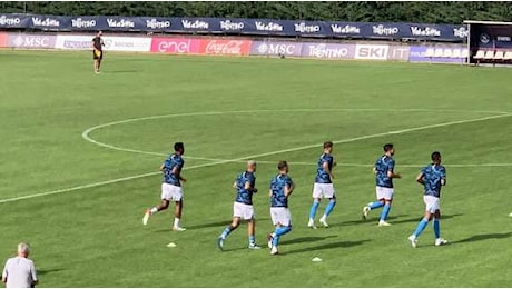 Napoli-Anaune, pre-partita: in campo gli avversari, attesa per la prima formazione di Conte