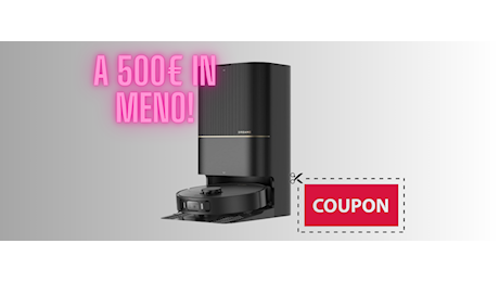 Il potentissimo Robot 2-in-1 Dreame a 500€ in meno con il coupon Amazon