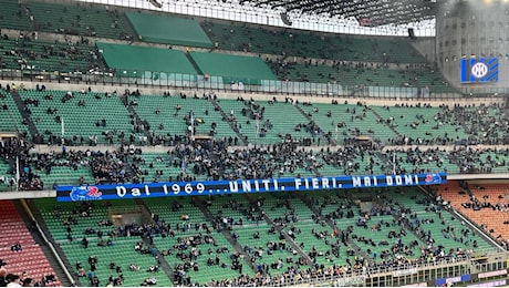 Ultras Inter, a San Siro nuovo striscione e polemica contro il caro-biglietti