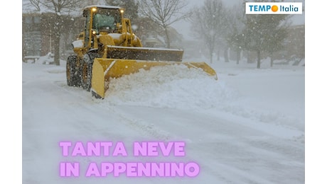 Meteo, è attesa tantissima neve a bassa quota in Appennino, e non solo