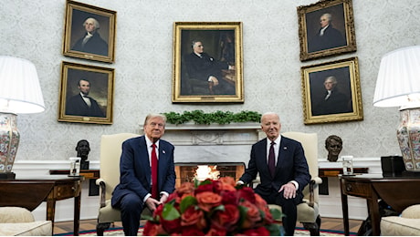 Trump incontra Biden nello Studio Ovale: Apprezzo una transizione così fluida