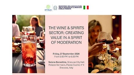 G7 Agricoltura, a Ortigia convegno internazionale su vino e spirits