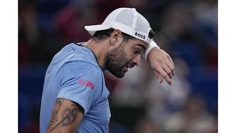 Atp Stoccolma, Berrettini fuori al secondo turno