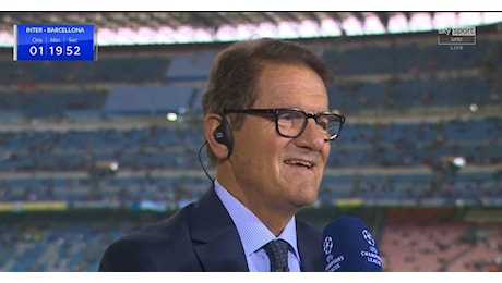 Capello: “Partita dell’anno per l’Inter. Ammiro Inzaghi ma non mi piace che…”